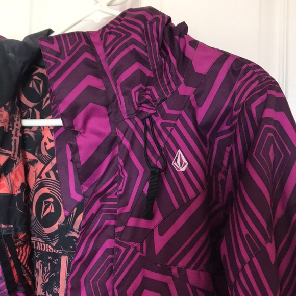 Volcom Snowboard Jacket Purple Thermonite XS - Picture 3 of 16